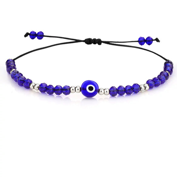Hottest Jewelry Wholesale Ethnic Style Devil's Eye Bracelet Colorful Handwoven Eye Bracelet