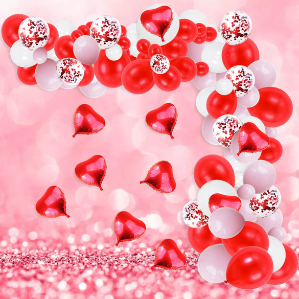 Hugging Bear Latex And Foil Balloon Set For Wedding Decorations And Valentine Table Bouquets