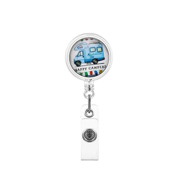 Id Buckle Abs Material Modern Art Style With Rotating Back Clip And Glue Work Permit Patch