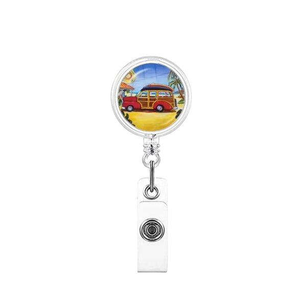 Id Buckle Abs Material Modern Art Style With Rotating Back Clip And Glue Work Permit Patch