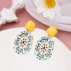 IG Style Animal Leaves Flower 3D Print Arylic Earrings