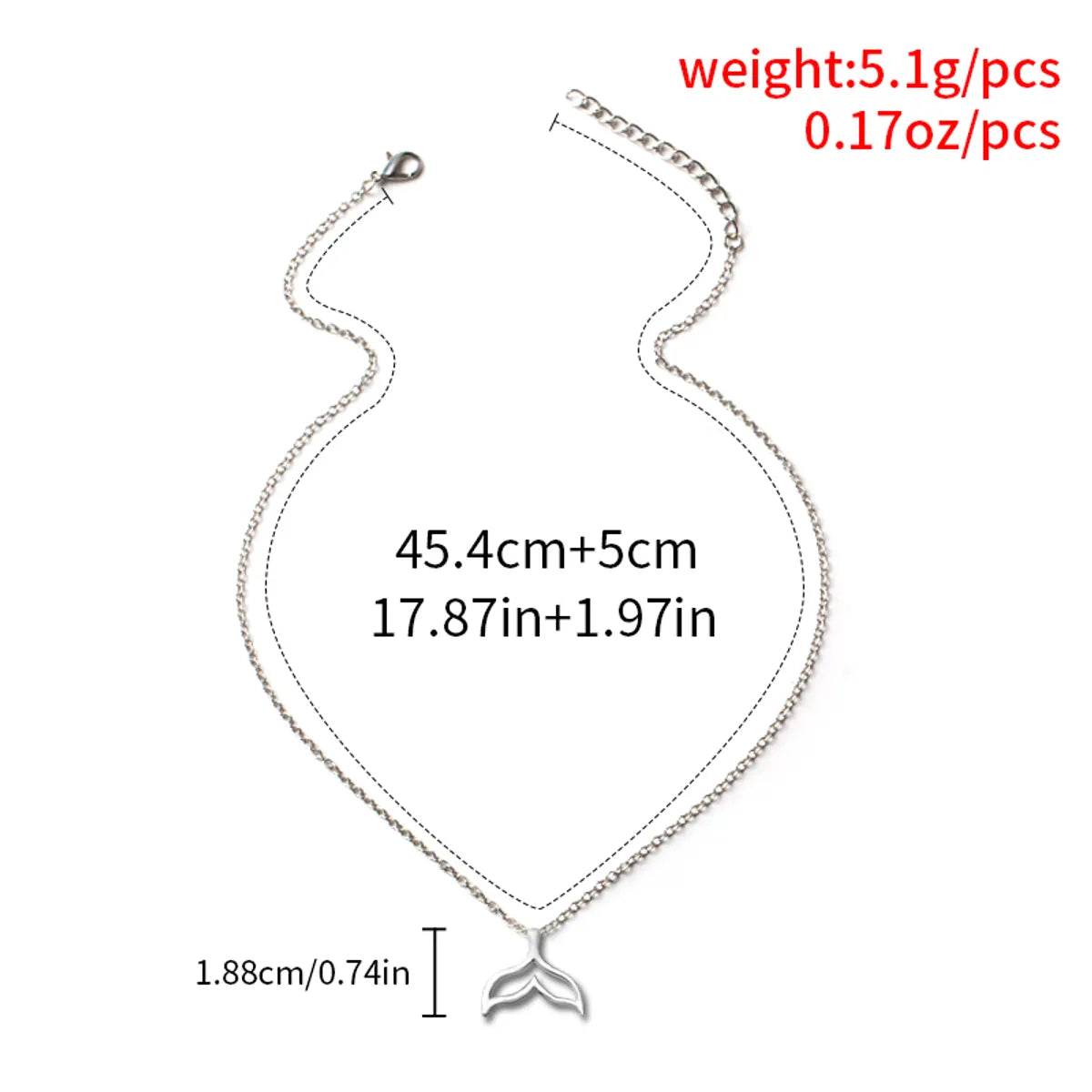 Ig Style Basic Sweet Dolphin Alloy Plating Silver Plated Women'S Pendant Necklace