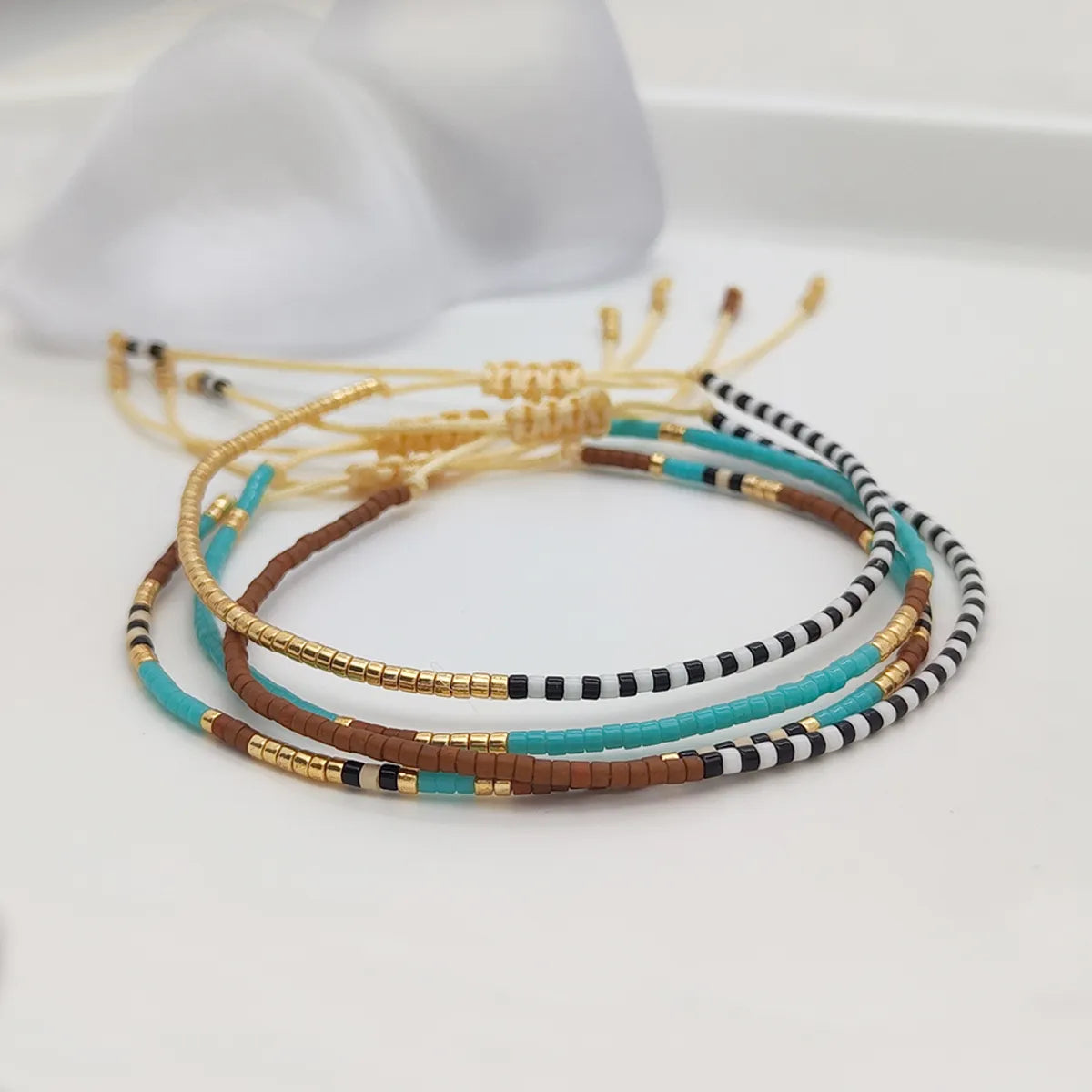 IG Style Bohemian Geometric Mostacilla Glass Wholesale Bracelets