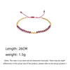 Ig Style Bohemian Round Natural Stone Glass Copper Beaded Women'S Bracelets