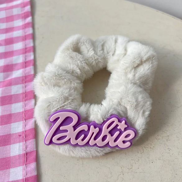 Ig Style Candy  Bow Knot Plush Hair Tie
