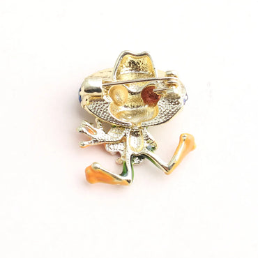 Ig Style Cartoon Style Frog Alloy Inlay Artificial Gemstones Unisex Brooches