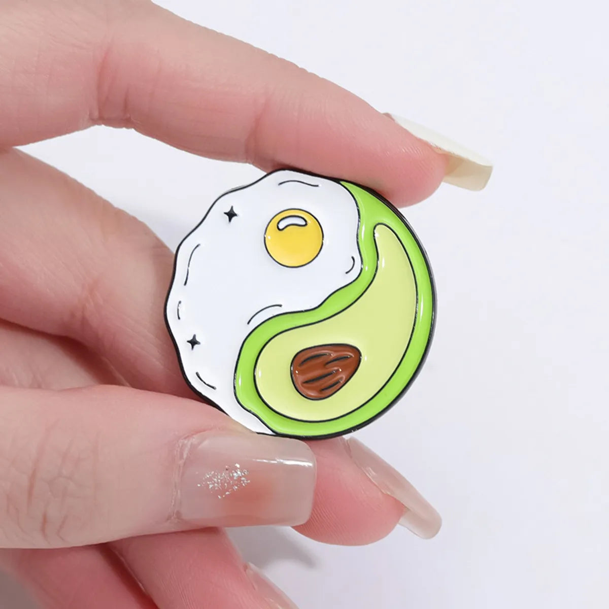 IG Style Cartoon Style Fruit Zinc Alloy Stoving Varnish Plating Unisex Brooches