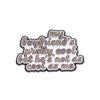 Ig Style Cartoon Style Letter Alloy Stoving Varnish Unisex Brooches