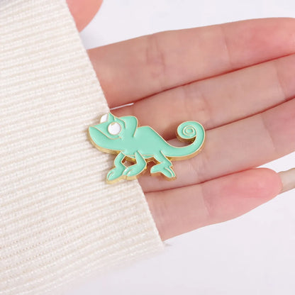 IG Style Cartoon Style Lizard Zinc Alloy Plating Unisex Brooches