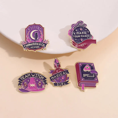 Ig Style Casual Book Letter Badge Alloy Stoving Varnish Unisex Brooches