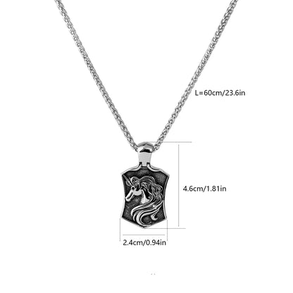 IG Style Casual Modern Style Cross Helmet Airplane 304 Stainless Steel Polishing Men'S Pendant Necklace