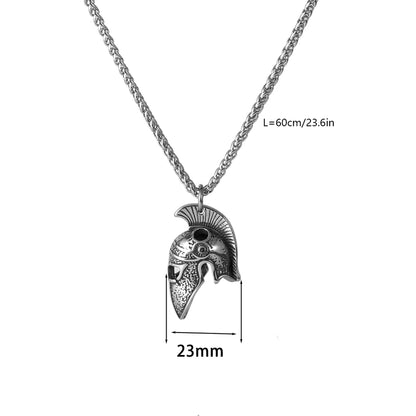 IG Style Casual Modern Style Cross Helmet Airplane 304 Stainless Steel Polishing Men'S Pendant Necklace