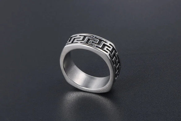 IG Style Casual Modern Style Symbol 304 Stainless Steel Polishing Men'S Rings