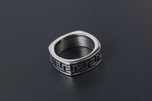 IG Style Casual Modern Style Symbol 304 Stainless Steel Polishing Men'S Rings