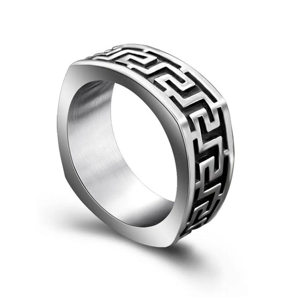 IG Style Casual Modern Style Symbol 304 Stainless Steel Polishing Men'S Rings