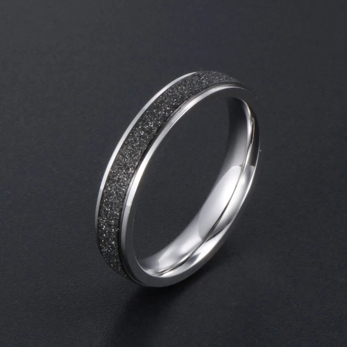 IG Style Casual Round 304 Stainless Steel Men'S Rings