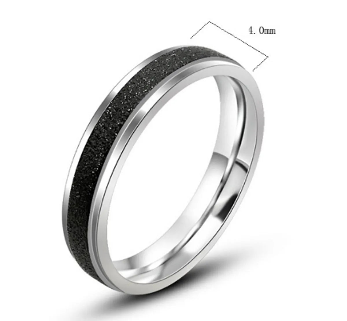 IG Style Casual Round 304 Stainless Steel Men'S Rings