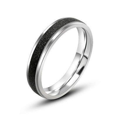 IG Style Casual Round 304 Stainless Steel Men'S Rings