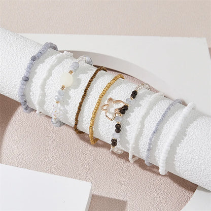 IG Style Casual Simple Style Butterfly Glass Beaded Hollow Out Women's Bracelets