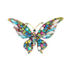 IG Style Casual Sweet Butterfly Alloy Enamel Hollow Out Inlay Artificial Crystal Rhinestones Unisex Brooches