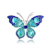 IG Style Casual Sweet Butterfly Alloy Enamel Hollow Out Inlay Artificial Crystal Rhinestones Unisex Brooches