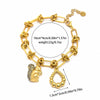 IG Style Casual Vacation Squirrel Water Droplets 304 Stainless Steel 14K Gold Plated Bracelets In Bulk