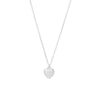 Ig Style Commute Shiny Heart Shape Stainless Steel Polishing Plating 18k Gold Plated Pendant Necklace