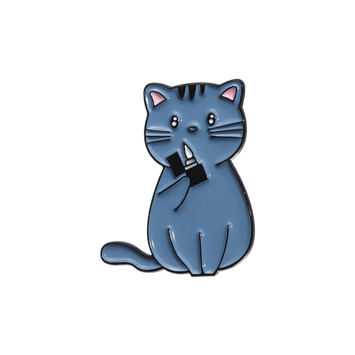 IG Style Cute Cat Zinc Alloy Stoving Varnish Plating Unisex Brooches