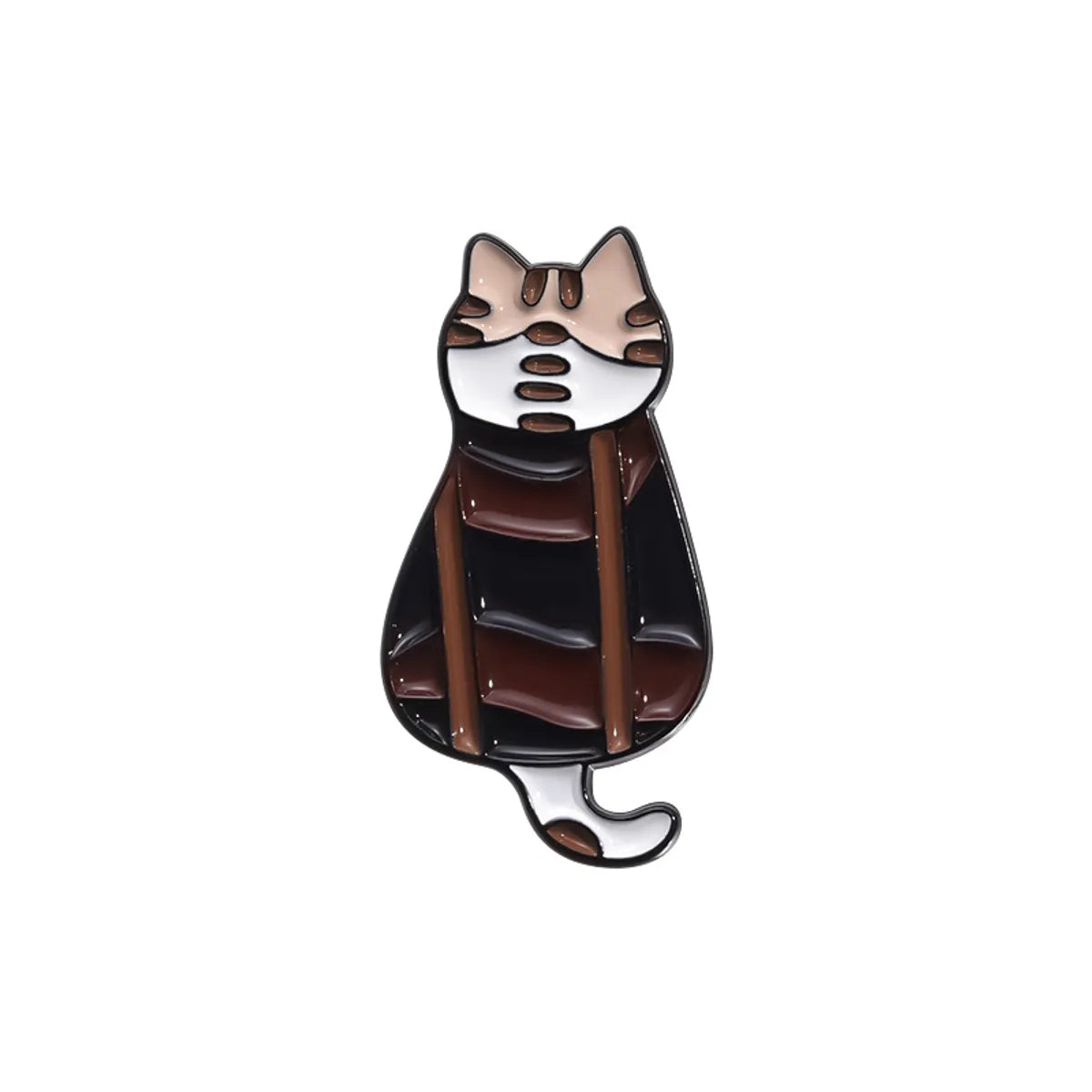 IG Style Cute Cat Zinc Alloy Stoving Varnish Plating Unisex Brooches