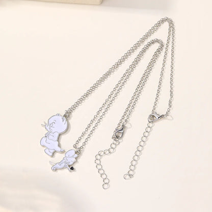 IG Style Cute Simple Style Cartoon Character Cat Alloy Wholesale Pendant Necklace