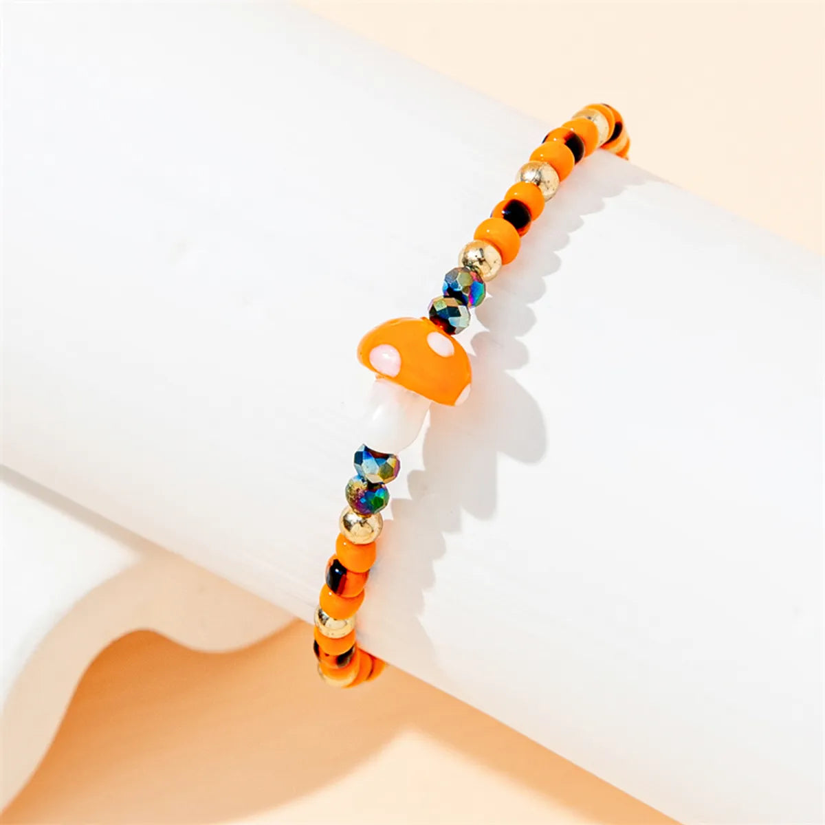 IG Style Cute Simple Style Mushroom Glass Unisex Drawstring Bracelets