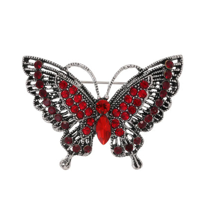 IG Style Elegant Classic Style Animal Feather Strawberry Alloy Inlay Rhinestones Unisex Corsage Brooches Collar Pin