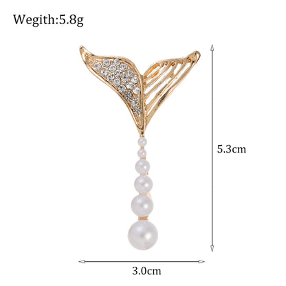 IG Style Elegant Classic Style Animal Feather Strawberry Alloy Inlay Rhinestones Unisex Corsage Brooches Collar Pin