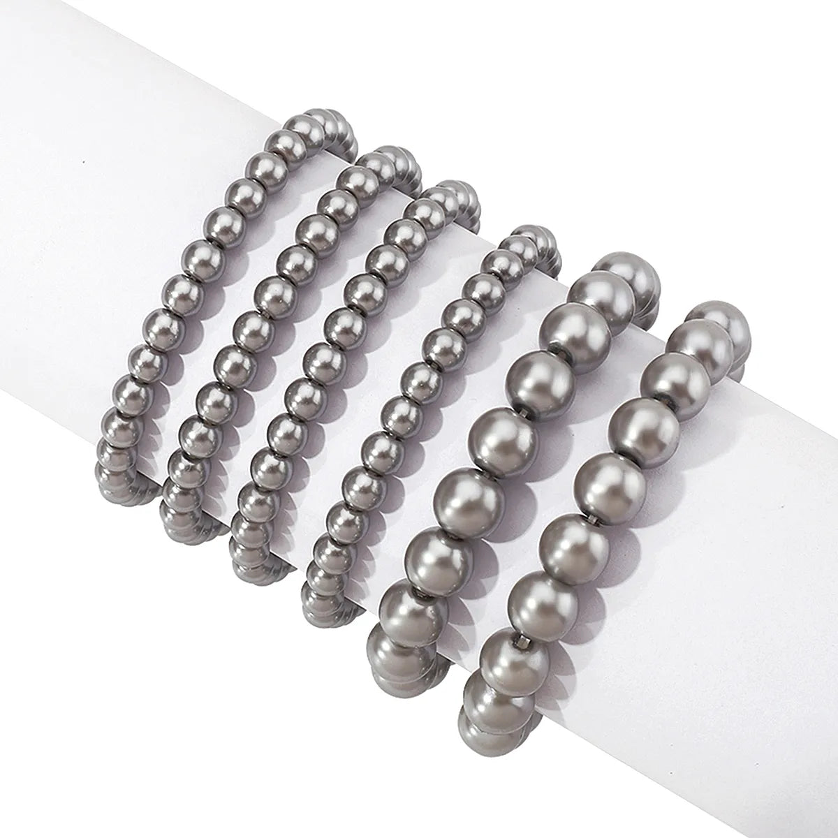 IG Style Elegant French Style Round Imitation Pearl Wholesale Bracelets