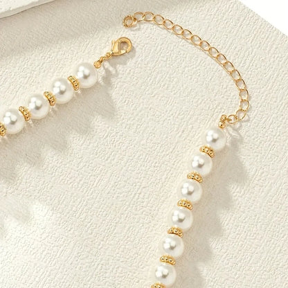 IG Style Elegant Round Arylic Beaded Women'S Necklace