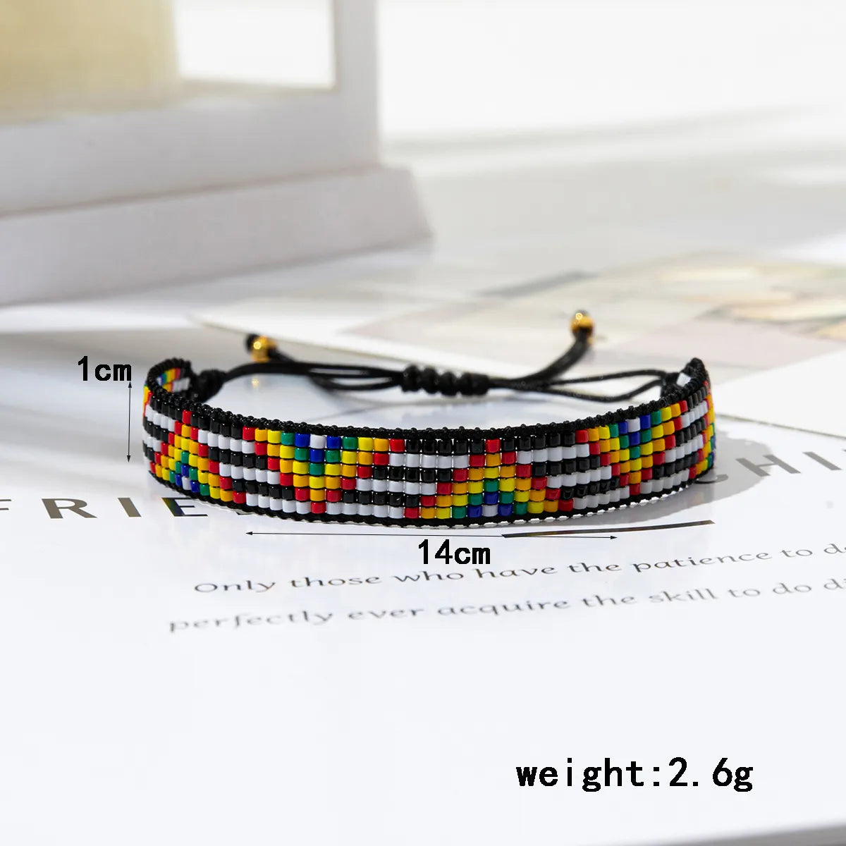 Ig Style Ethnic Style Geometric Glass Handmade Unisex Bracelets