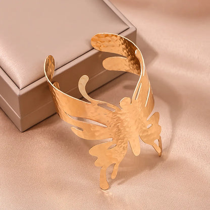 IG Style Exaggerated Modern Style Butterfly Alloy Wholesale Bangle