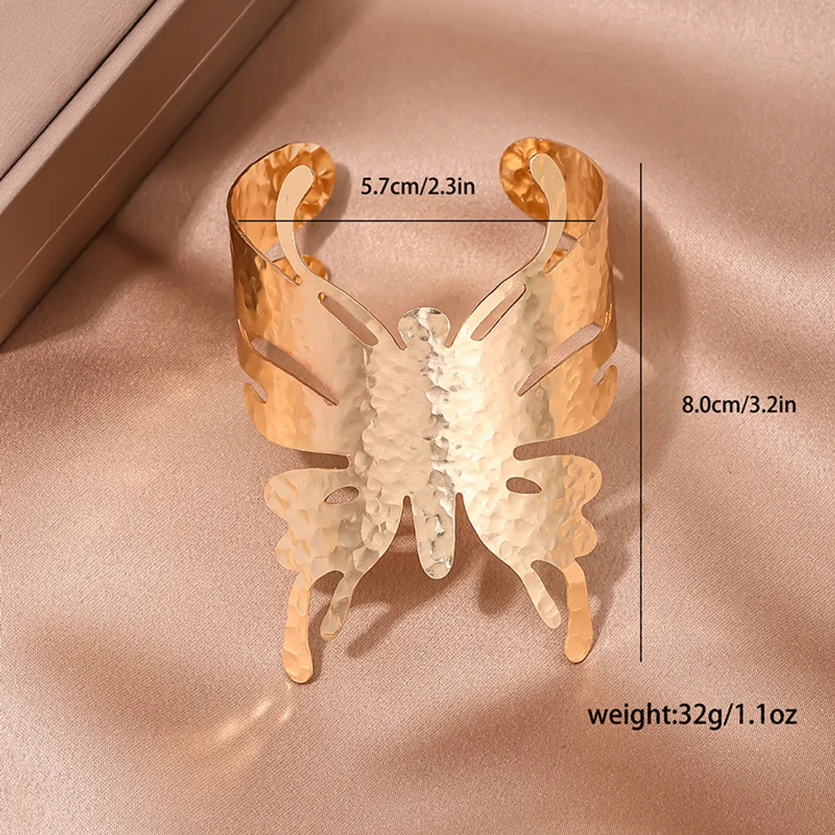 IG Style Exaggerated Modern Style Butterfly Alloy Wholesale Bangle