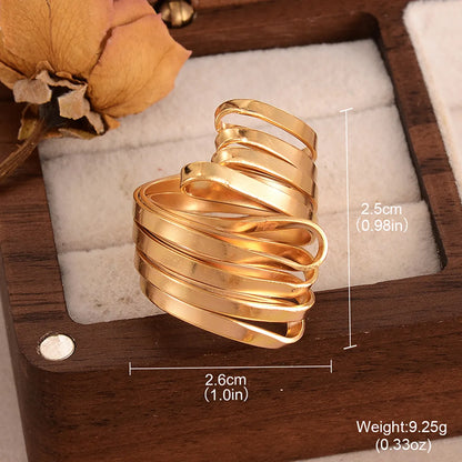 IG Style French Style Geometric Animal Oval Alloy Copper Enamel Hollow Out Inlay Tiger Eye Zircon Women'S Adjustable Ring Open Rings