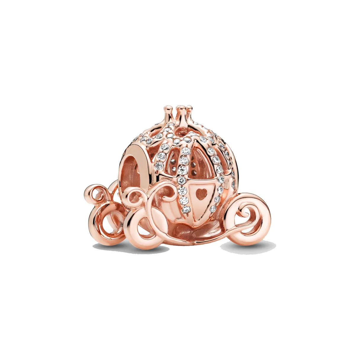 Ig Style Funny Pumpkin Heart Shape Skull Copper Plating Inlay Zircon Halloween Jewelry Accessories