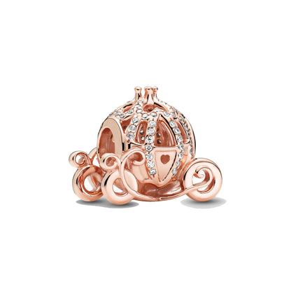 Ig Style Funny Pumpkin Heart Shape Skull Copper Plating Inlay Zircon Halloween Jewelry Accessories