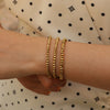 IG Style Geometric 18K Gold Plated Rope Haematite Wholesale Bracelets Drawstring Bracelets