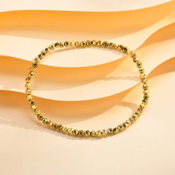 IG Style Geometric 18K Gold Plated Rope Haematite Wholesale Bracelets Drawstring Bracelets