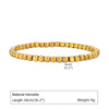 IG Style Geometric 18K Gold Plated Rope Haematite Wholesale Bracelets Drawstring Bracelets
