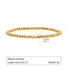 IG Style Geometric 18K Gold Plated Rope Haematite Wholesale Bracelets Drawstring Bracelets