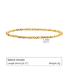 IG Style Geometric 18K Gold Plated Rope Haematite Wholesale Bracelets Drawstring Bracelets