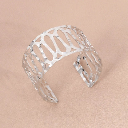 Ig Style Geometric Metal Plating Women's Bangle