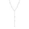 Ig Style Geometric Stainless Steel Tassel Pendant Necklace
