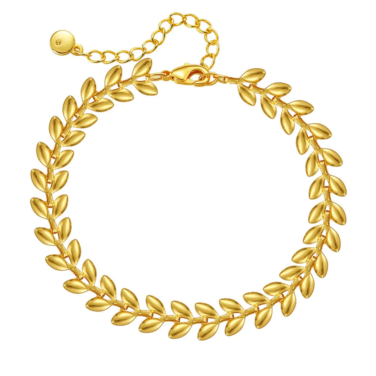 Ig Style Grain Copper Plating 18k Gold Plated Bracelets