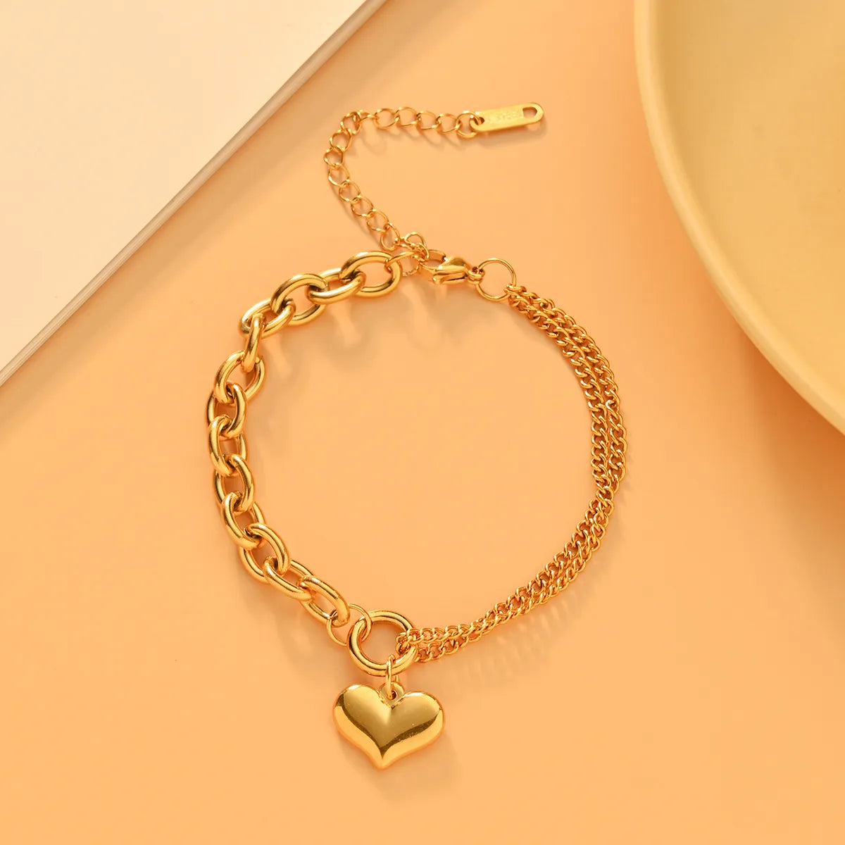 IG Style Korean Style Devil'S Eye Solid Color Flower 304 Stainless Steel 18K Gold Plated Artificial Pearls Bracelets In Bulk